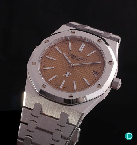 audemars piguet royal oak salmon dial|audemars piguet royal oak case.